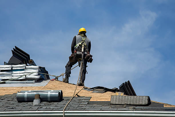 Professional Roofing technician working in Mayetta, KS
